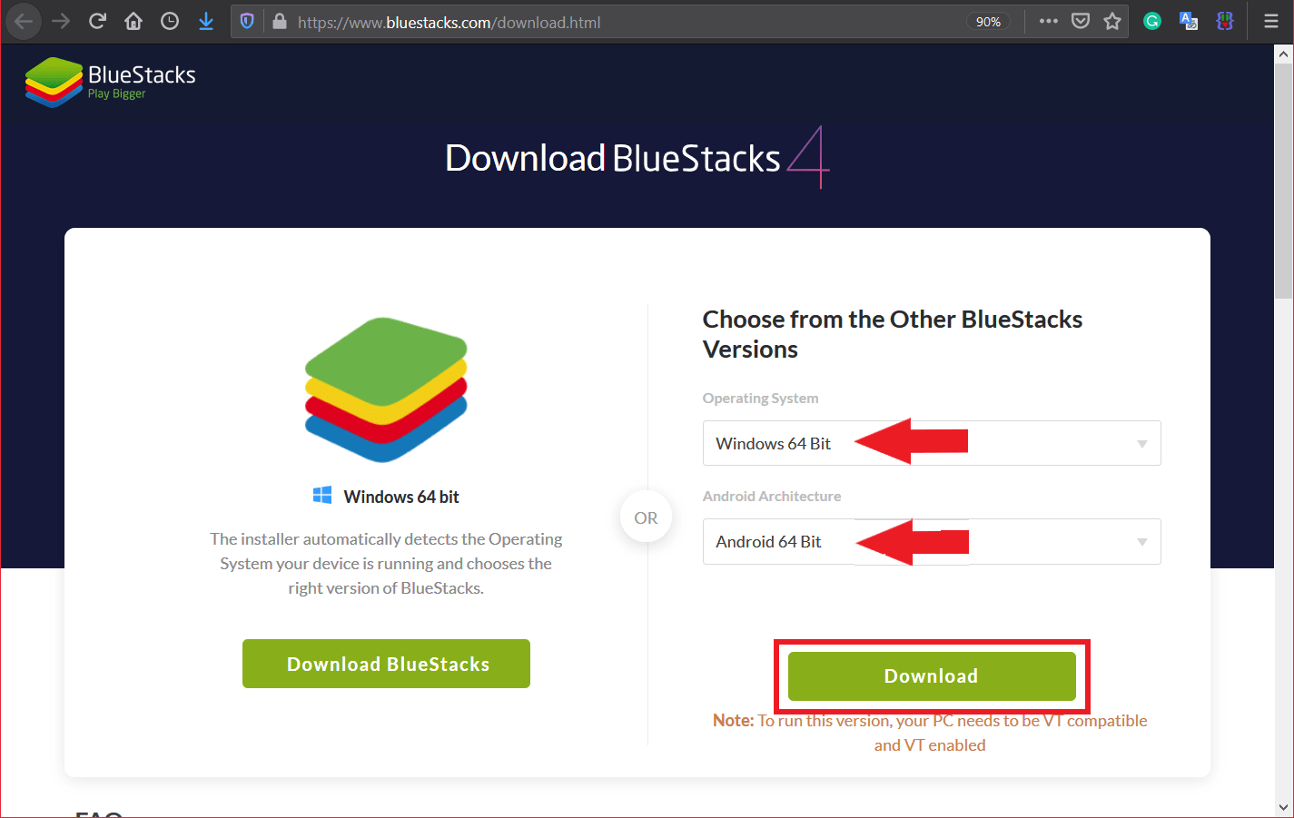 Bluestacks Androidバージョン 確認方法