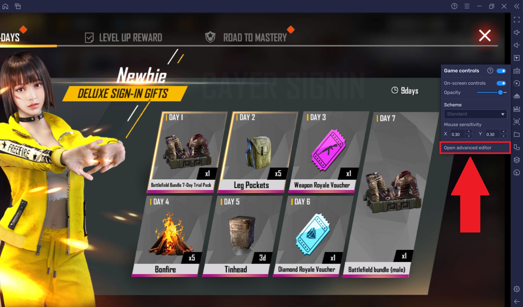 Keyboard controls for Free Fire on BlueStacks 5 BlueStacks Support