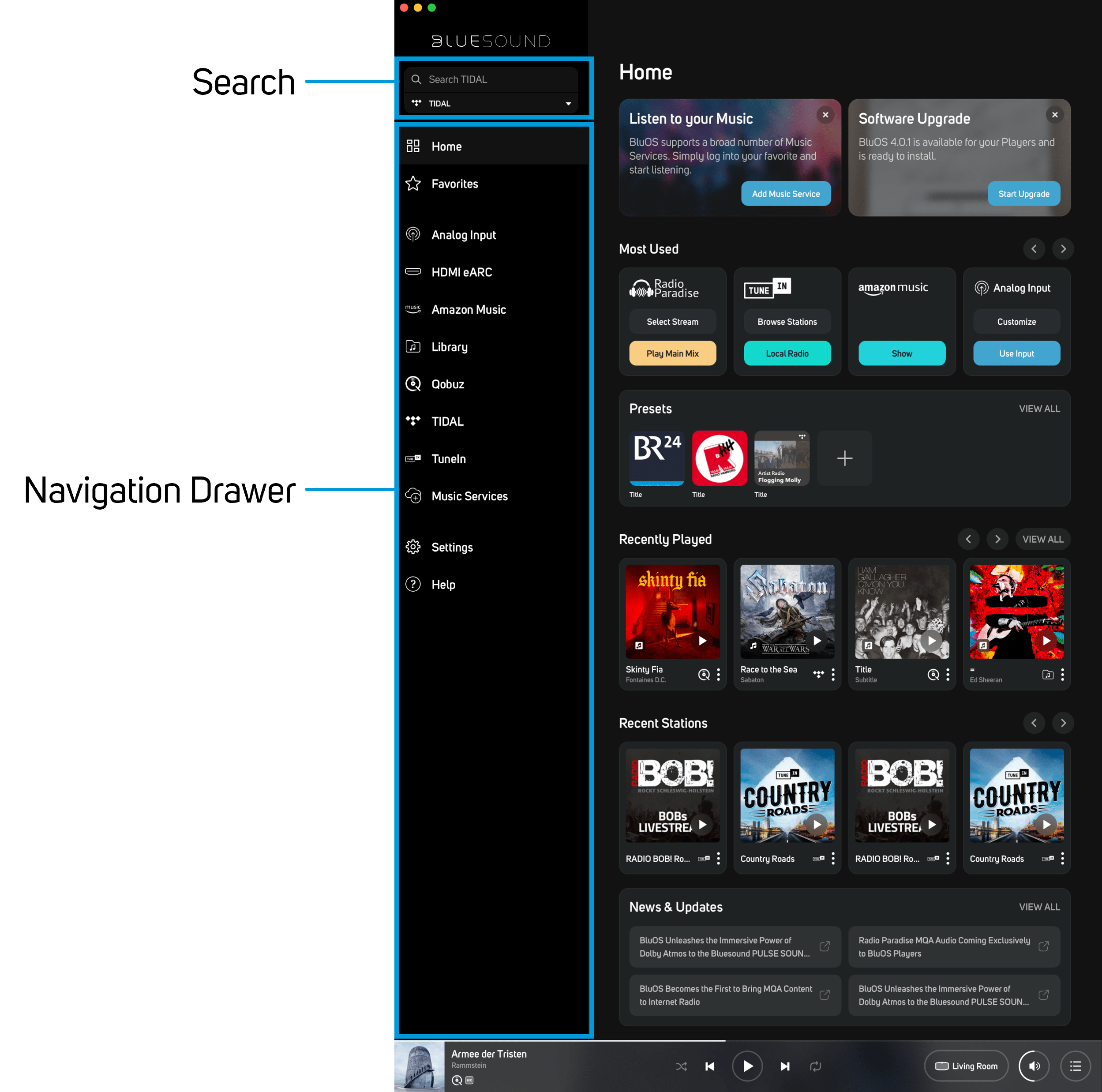 Navigating the Desktop App in BluOS 4.0 – The BluOS Support Crew