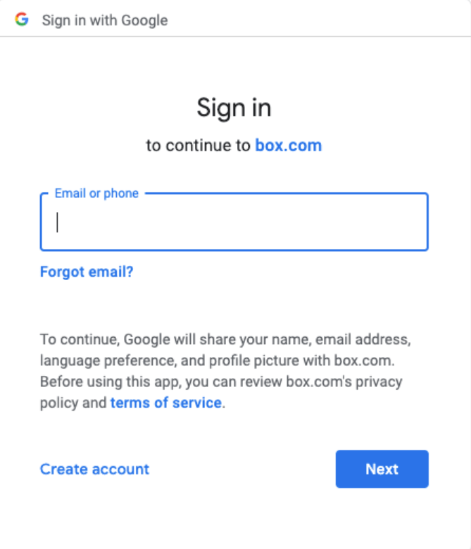 Logging in to Box Box Support