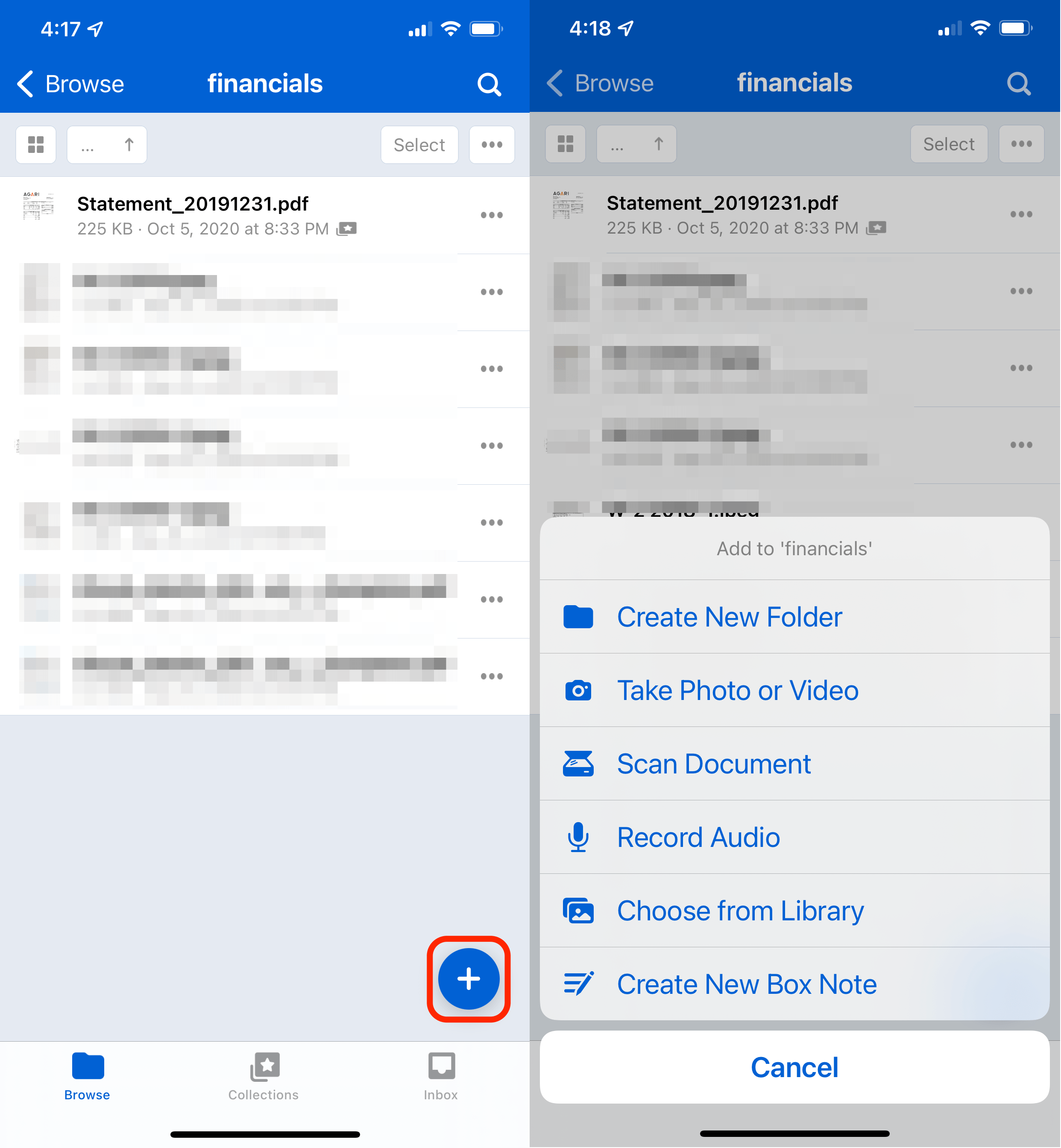 Box for iOSによるコンテンツの管理 Box Support
