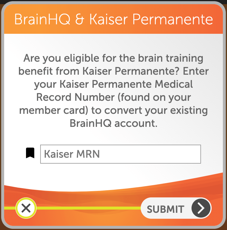 How do I apply my Kaiser Permanente membership to my preexisting