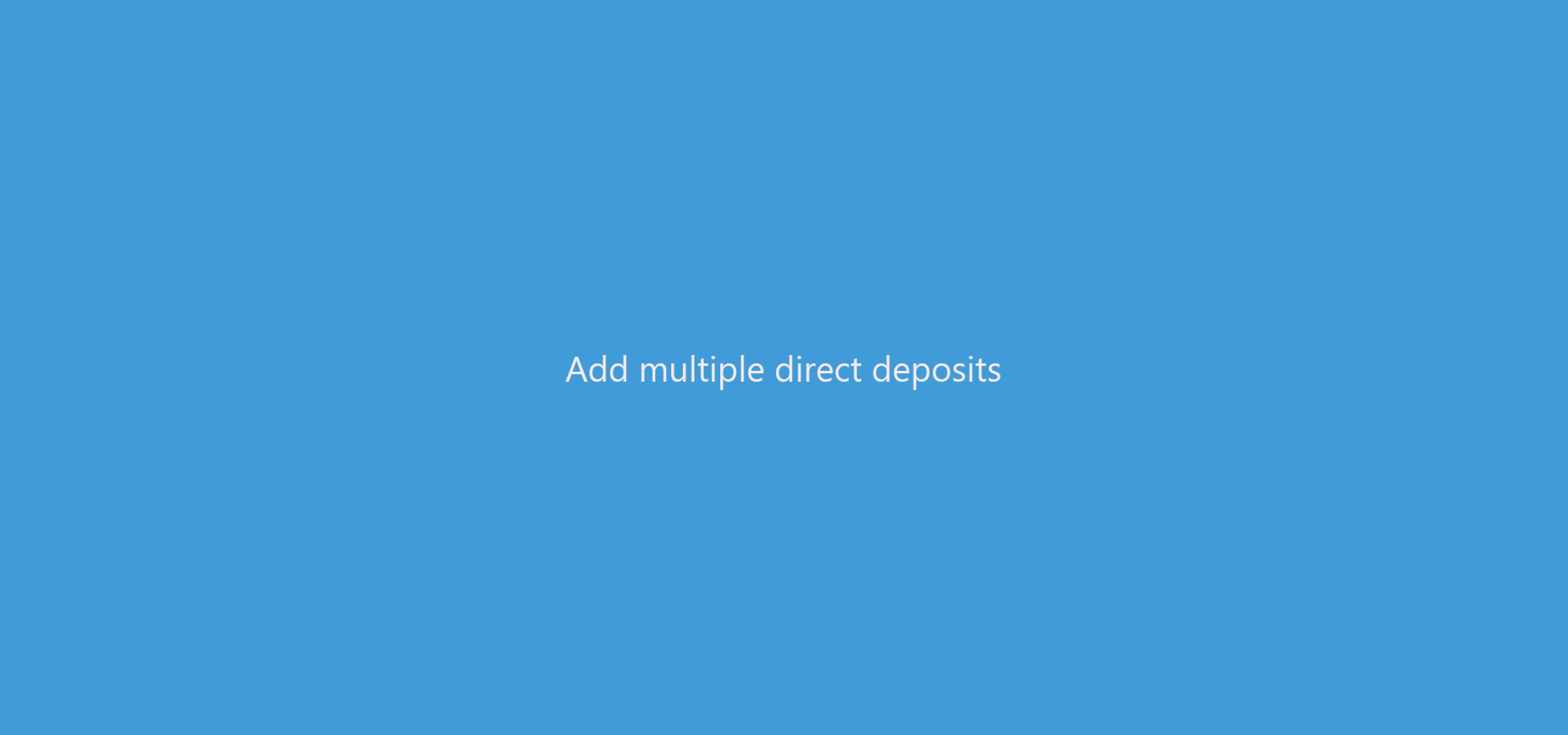 Payroll Set up direct deposit Brand's Help Desk