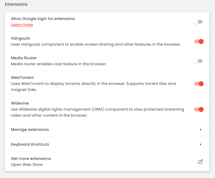 What extensions are built into Brave? Brave Help Center