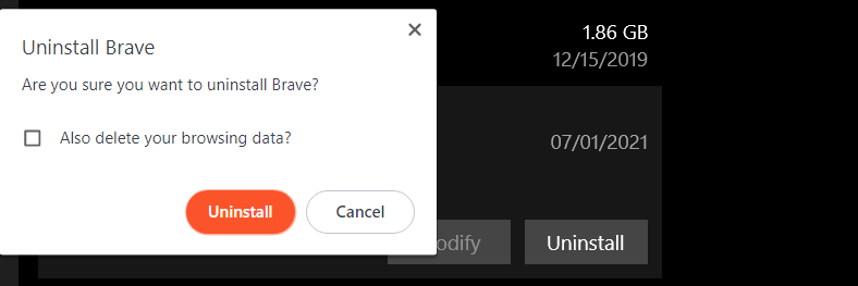 How do I uninstall Brave? – Brave Help Center