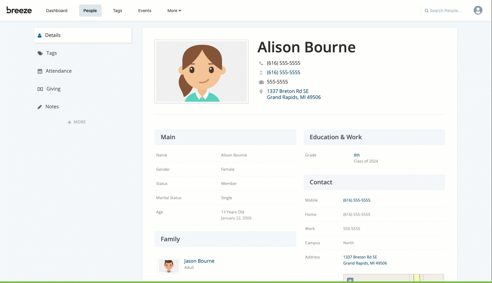 Removing Someone From a Family Breeze Church Management