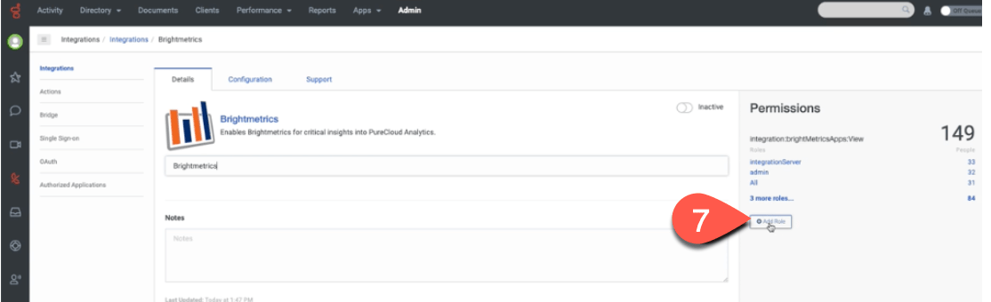 Activating your Genesys Cloud AppFoundry subscription – Brightmetrics