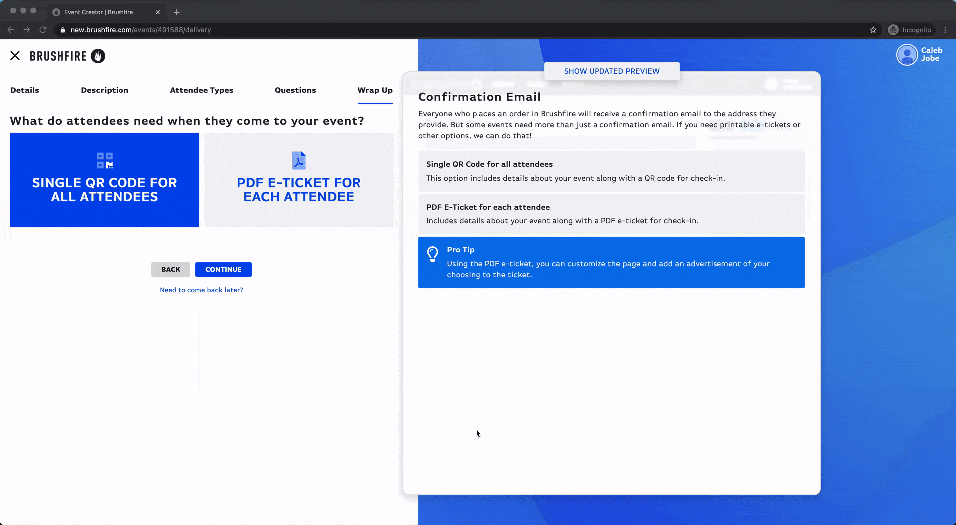 Event Creator Brushfire Help Center