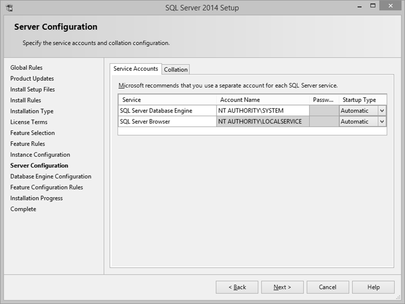 Error Could not find the Database Engine startup handle BuildSoft