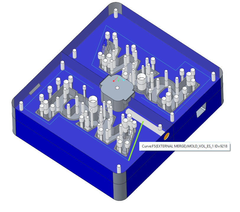 To Assemble Cooling Components on Curves