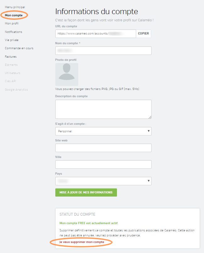 Comment supprimer mon compte ? Calaméo Help Center
