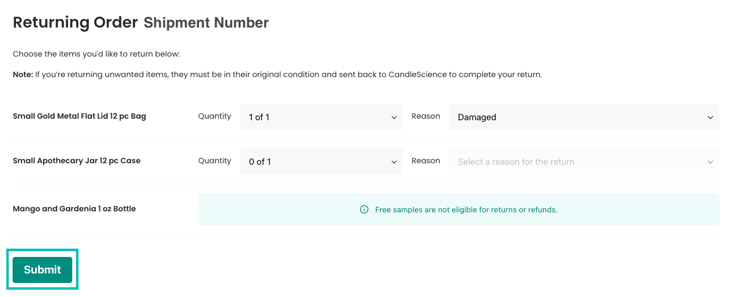 My order arrived damaged. What should I do? CandleScience Support