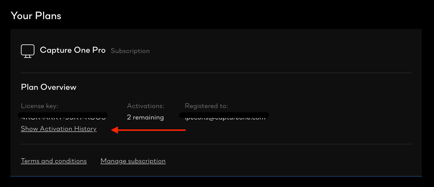 Deactivating Capture One Home