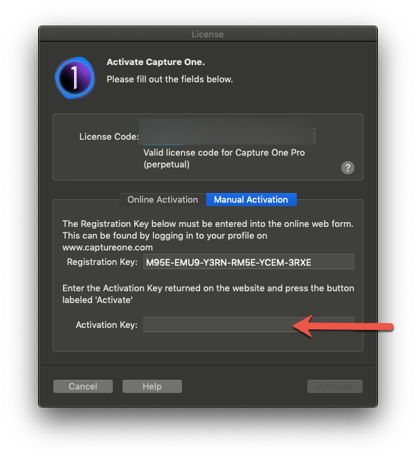 How to activate Capture One Home