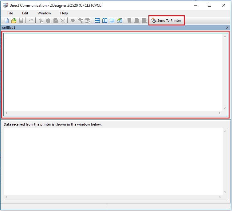 Zebra Printer Sending Configuration Commands Cargas Energy