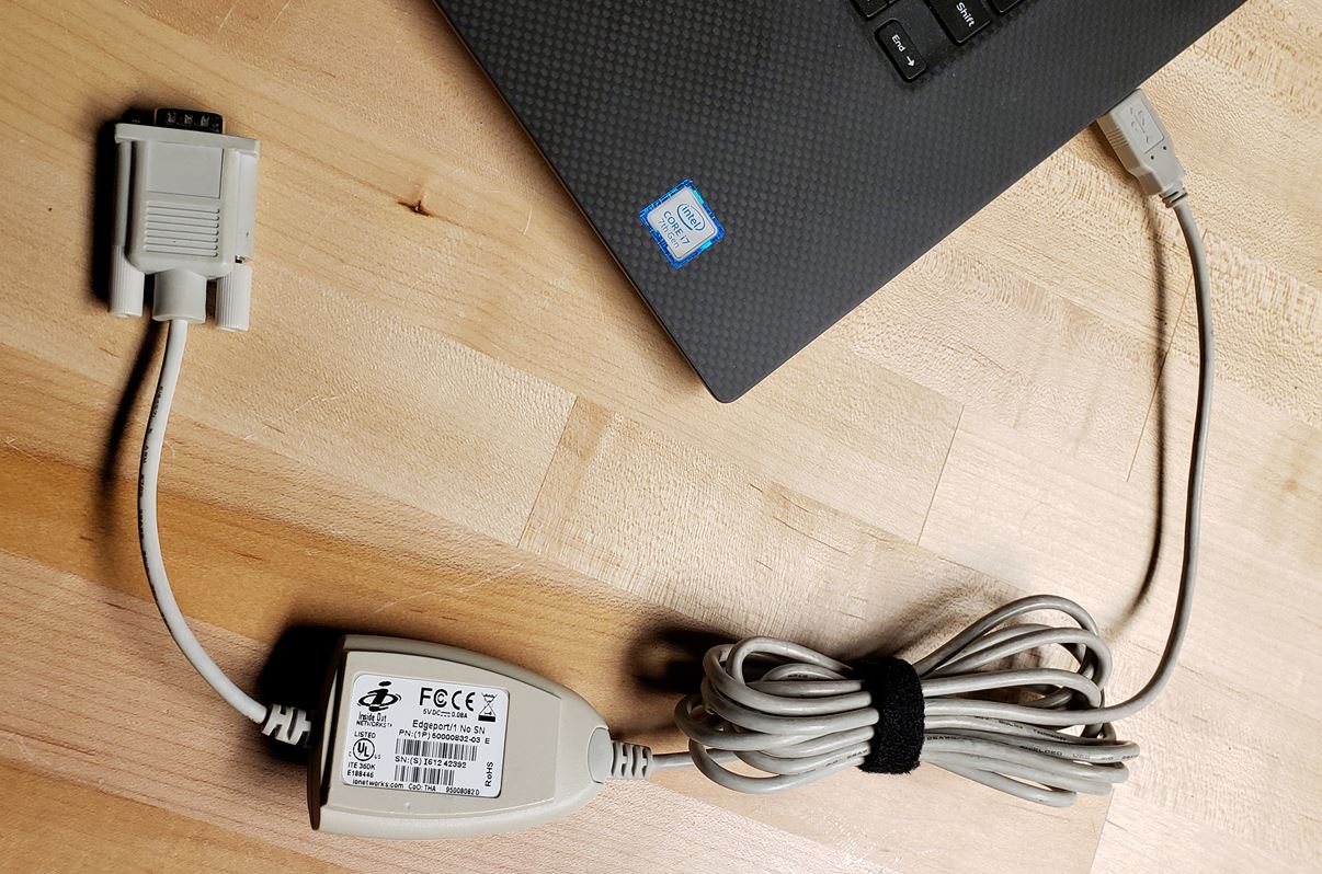 How to setup a USB to Serial cable and find the COM port number