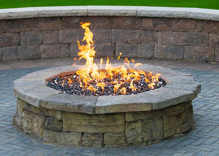 Outdoor Fire Pit Celestial Fire Glass Support