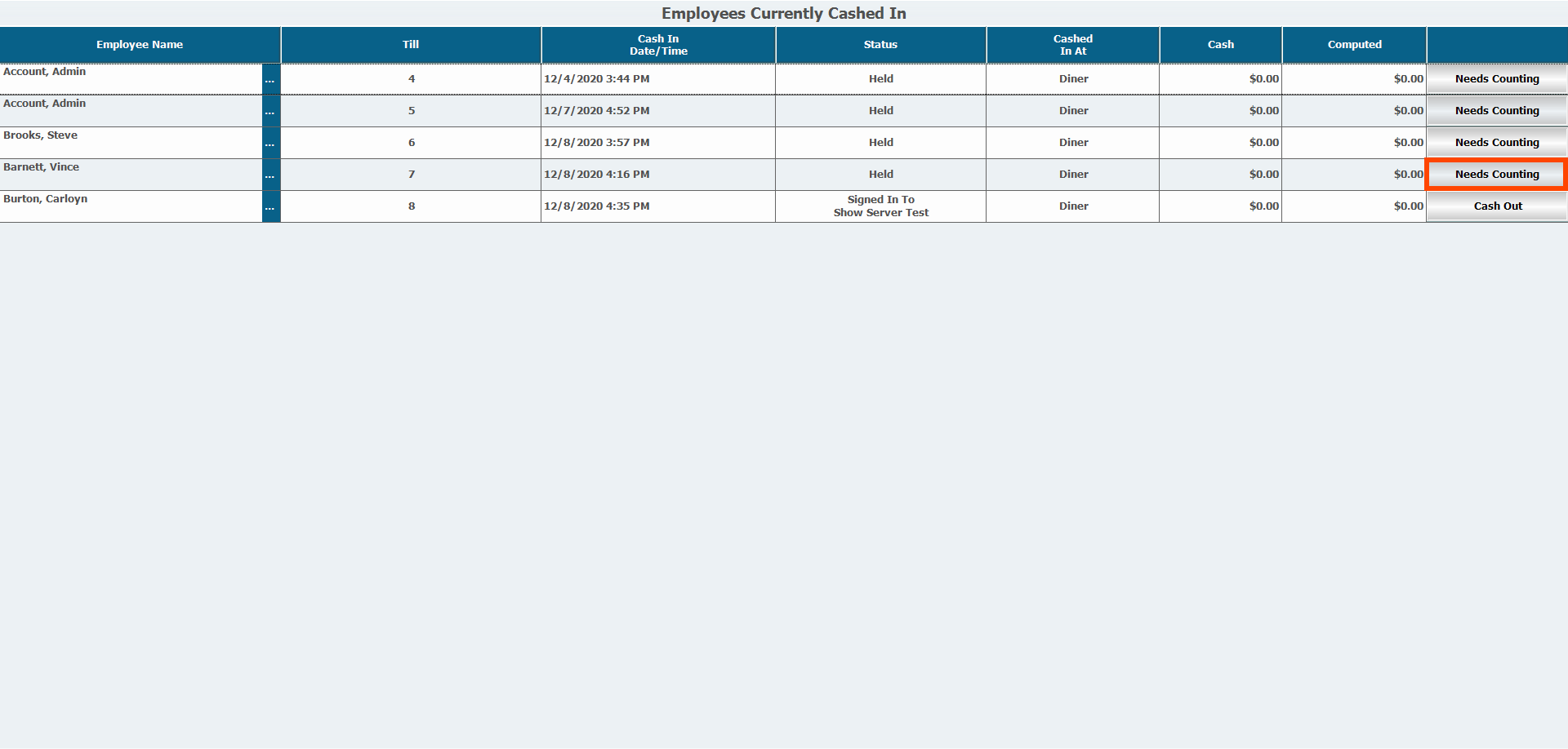CashIn and Out and Till Procedures CenterEdge Software