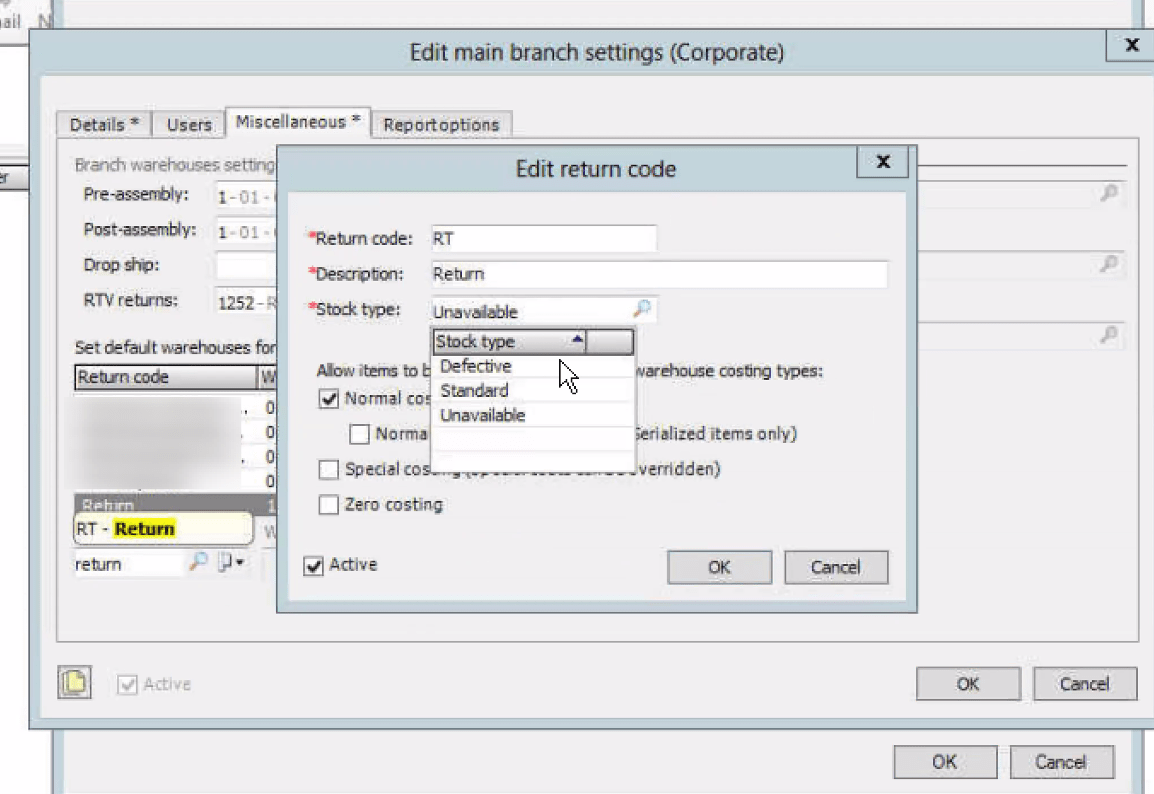 Returning Items to Needed Warehouse / Bin CEO Juice