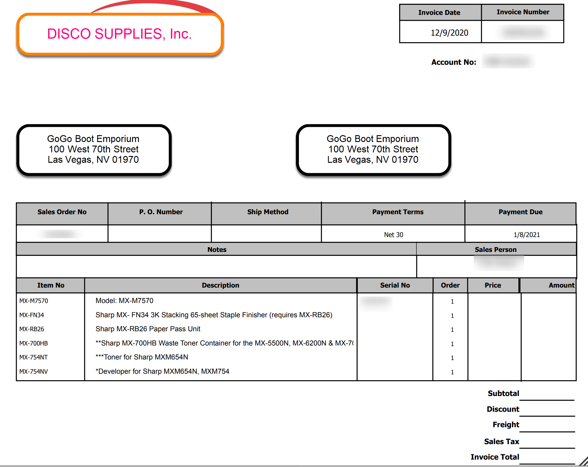 ID513 Send Copy of Equipment Sales Invoice to Sales Rep, Overview