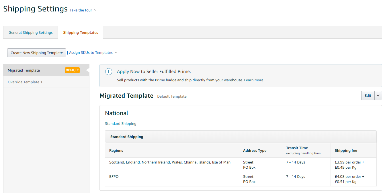 Amazon how to set up shipping time and costs ChannelEngine Help Center