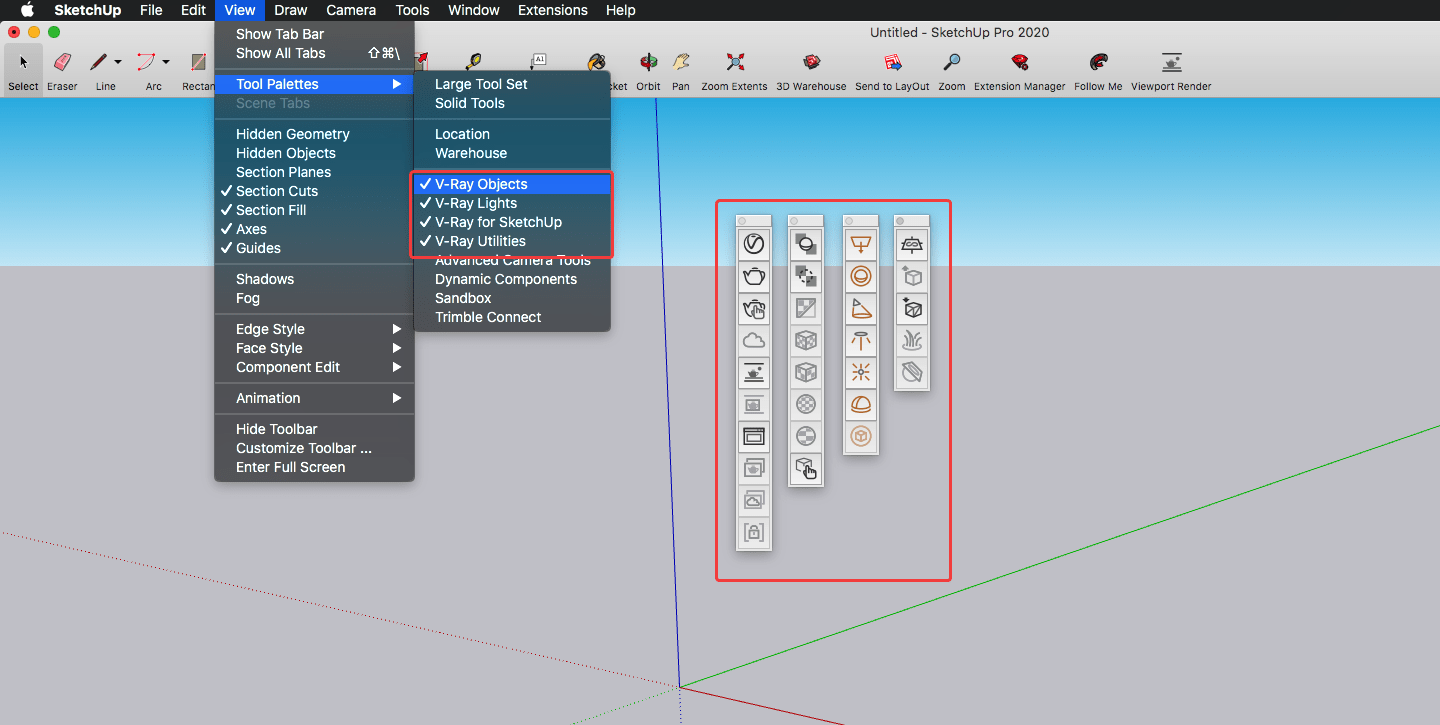 Missing VRay Toolbars in VRay for SketchUp Chaos Help Center