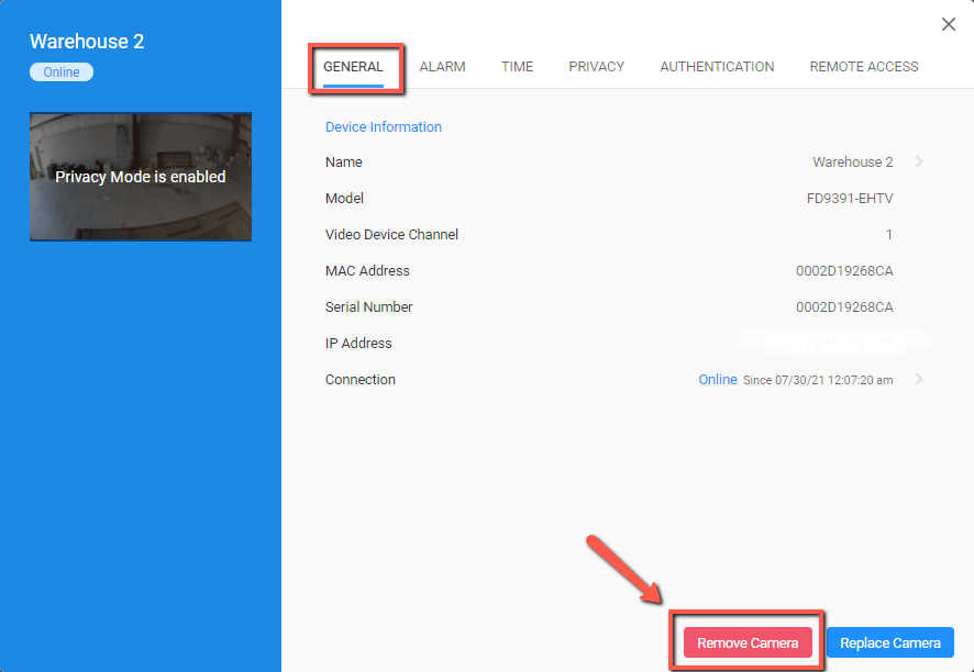 How Do I Delete a Camera?