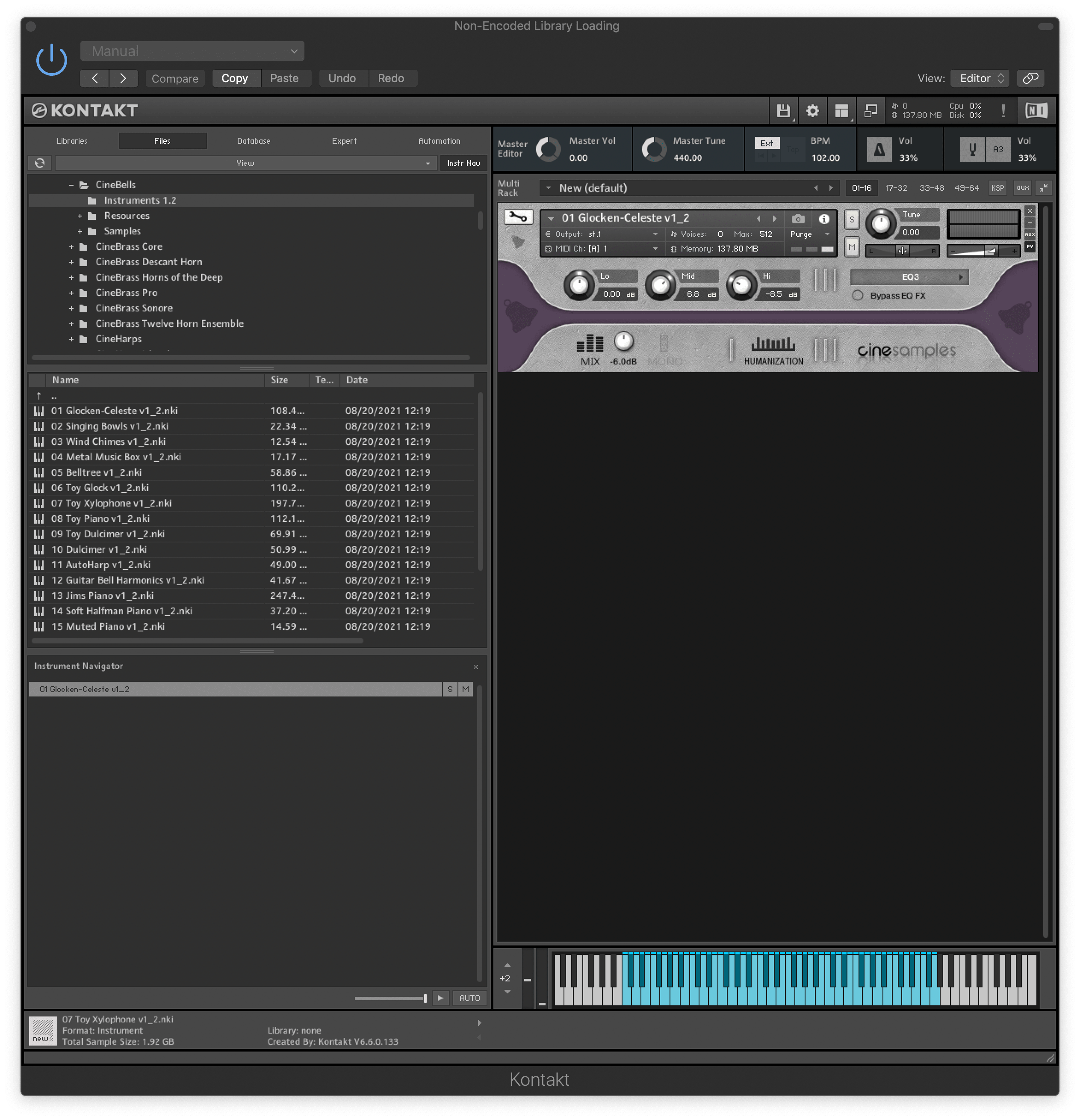Cinesamples Libraries for Kontakt Cinesamples Support