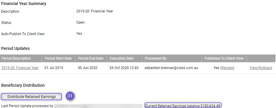 Demo Discretionary Trust Processing FY20 Class Support