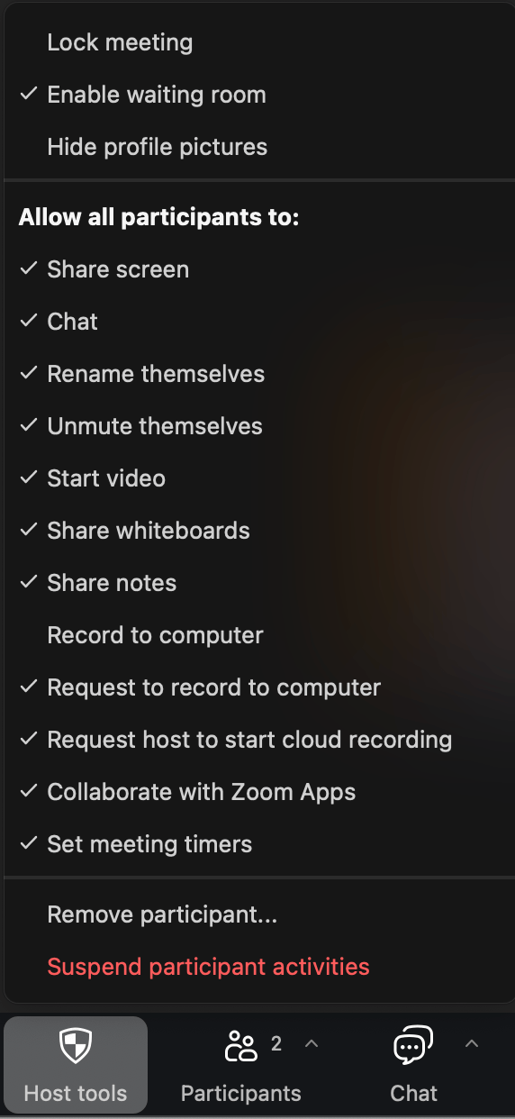 Securing Your Zoom Meetings Johns Hopkins Engineering