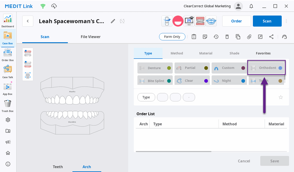 How to Submit a Case Using a Medit Scanner Tutorial ClearCorrect Support