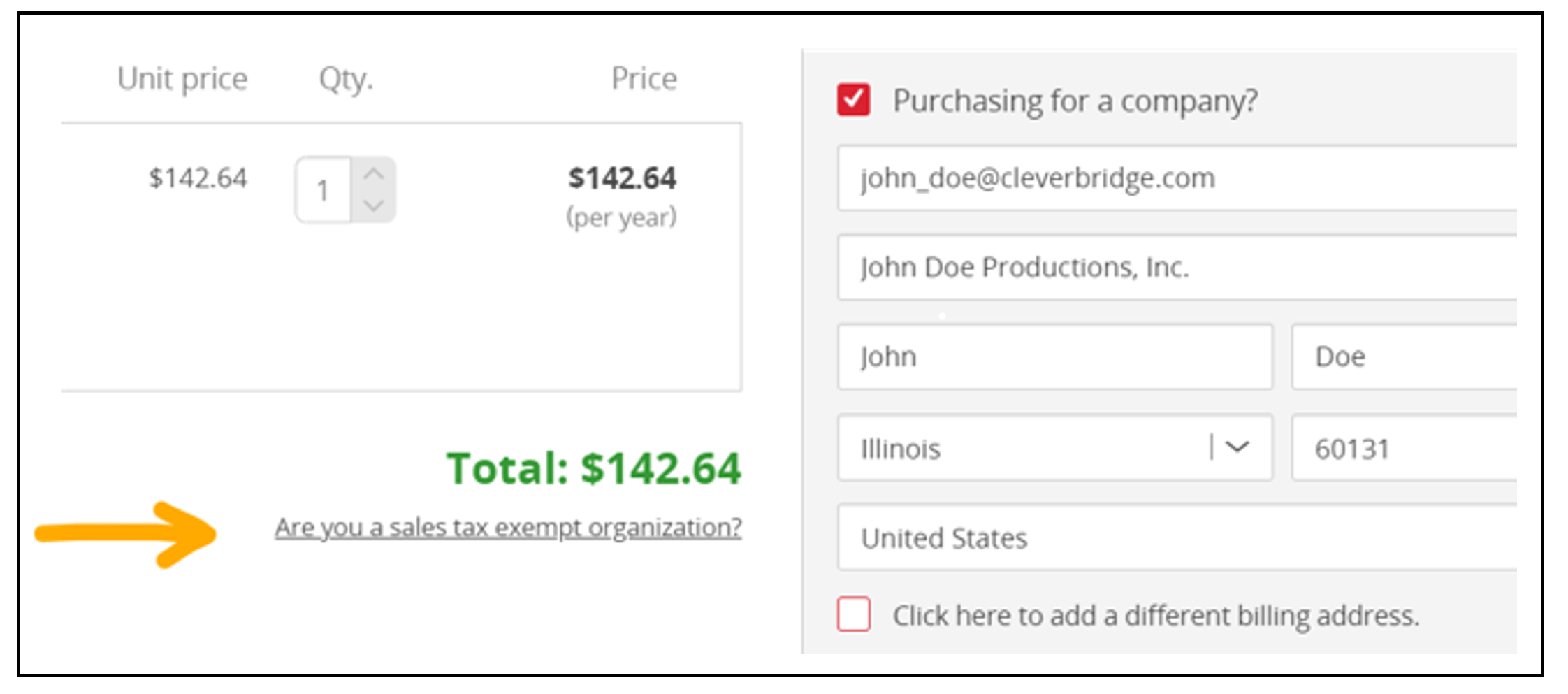 How do I fill out my online taxexempt application? cleverbridge Help
