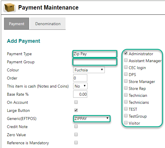  POS Zip Create an InStore Payment Button ClickPOS