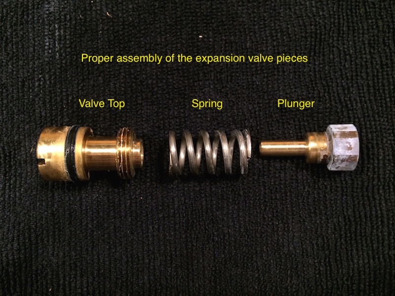 Alex Duetto Expansion Valve Seat Cleaning / Installation
