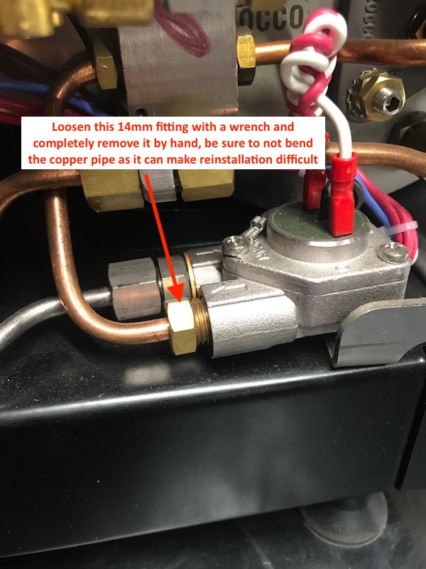 La Marzocco GS3 Replacing the Flowmeter