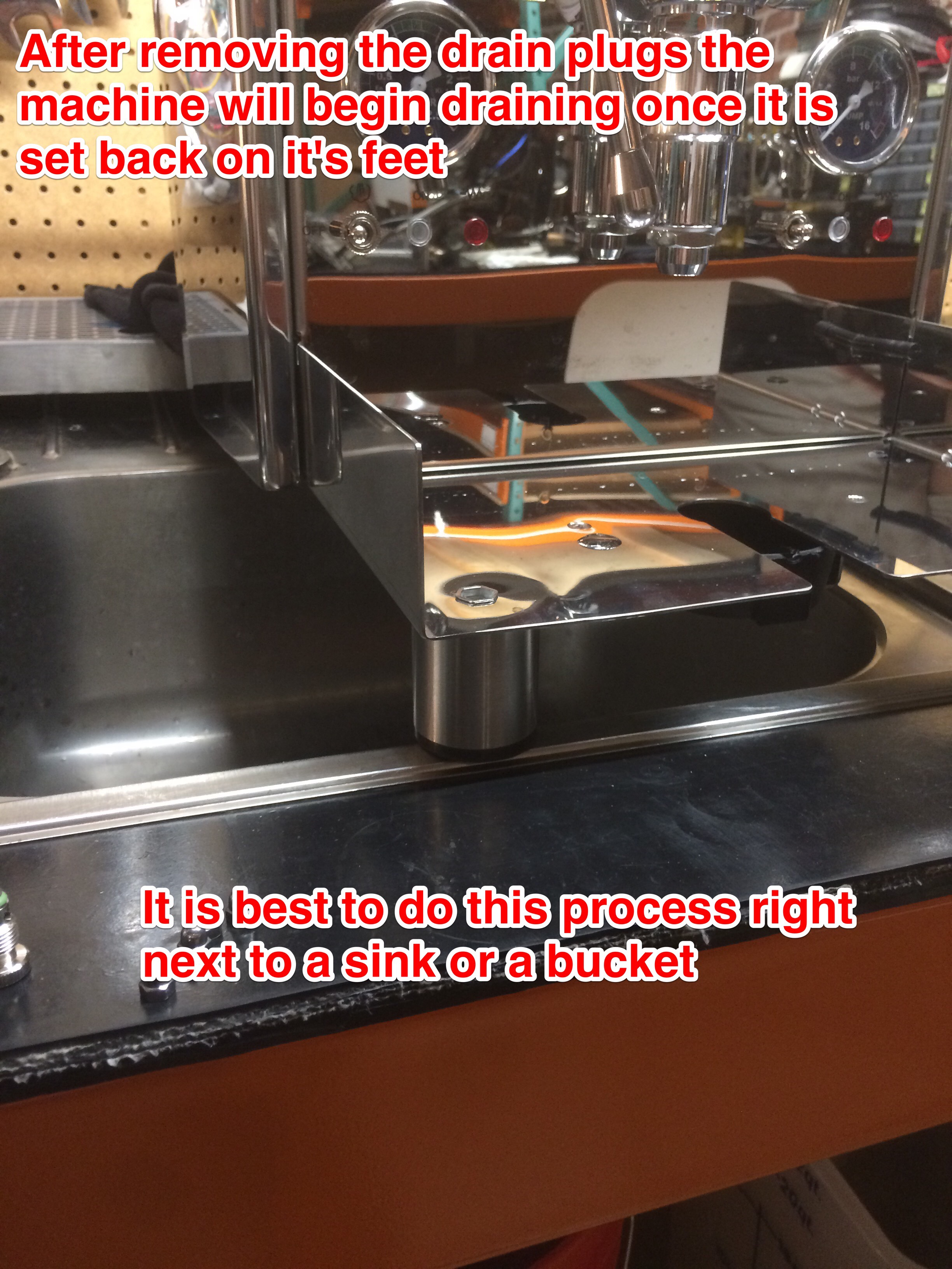 LUCCA M58 Draining the Boilers