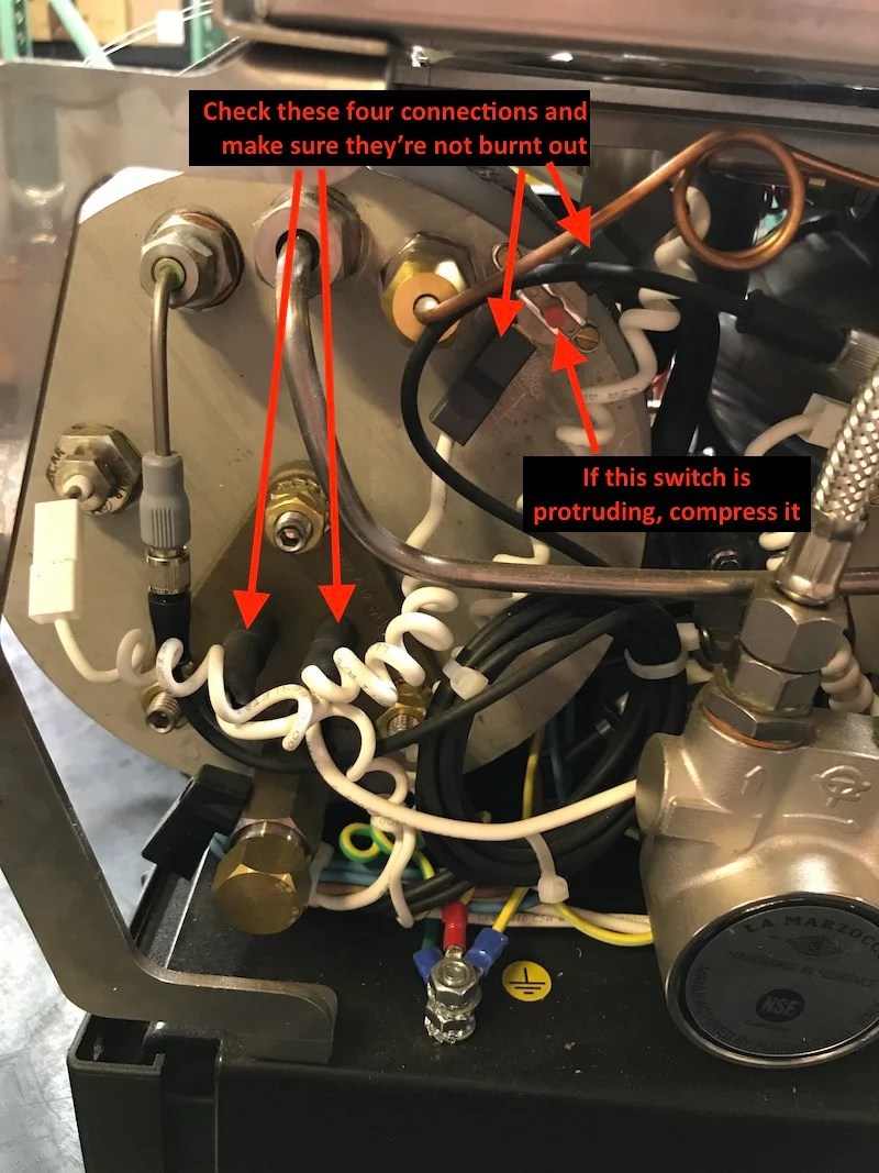 La Marzocco GS3 Steam Boiler Electrical and Heating Element Test