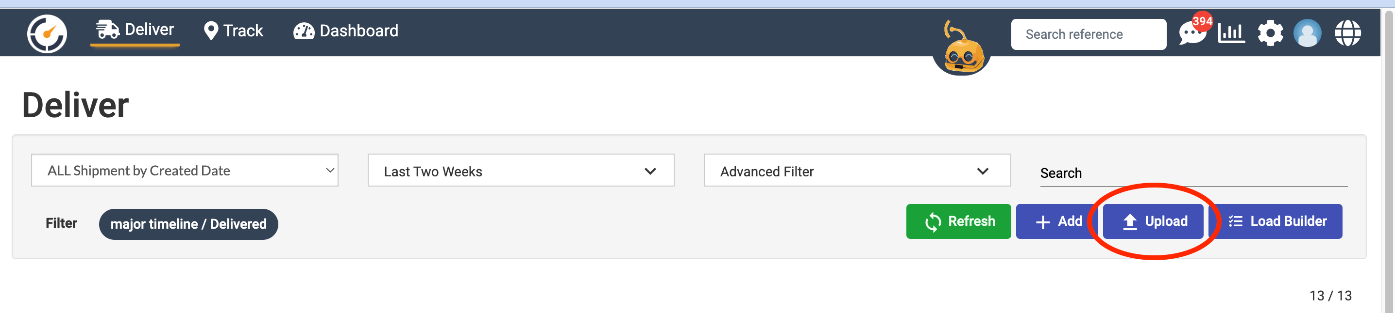 Create a shipment Command Console Clockwork Logistics Systems