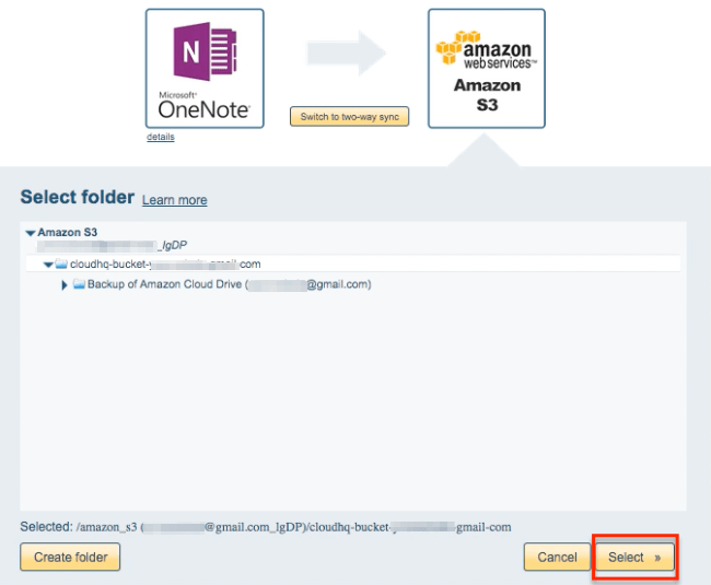 How to back up OneNote to Amazon S3 cloudHQ Support