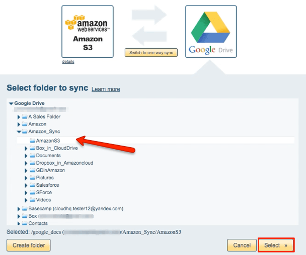 How to sync Amazon S3 and Google Drive cloudHQ Support