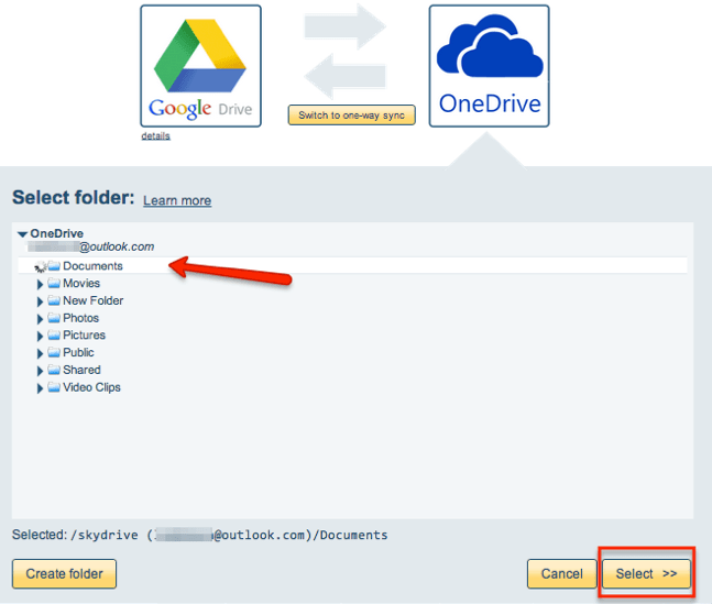 How to sync Google Drive and OneDrive cloudHQ Support
