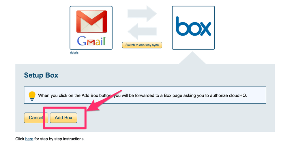 How to archive Gmail attachments to Box cloudHQ Support