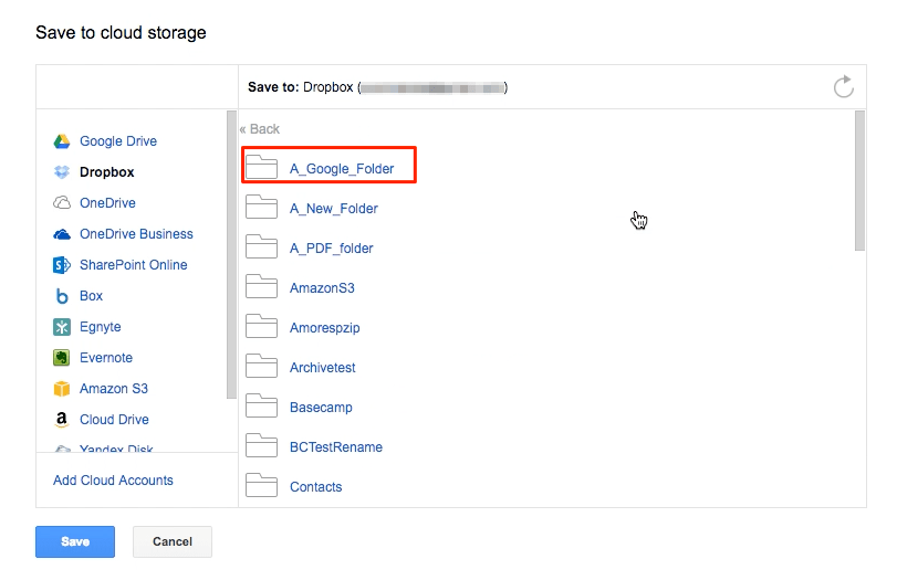 How to save Google Docs to Dropbox using our Chrome extension cloudHQ