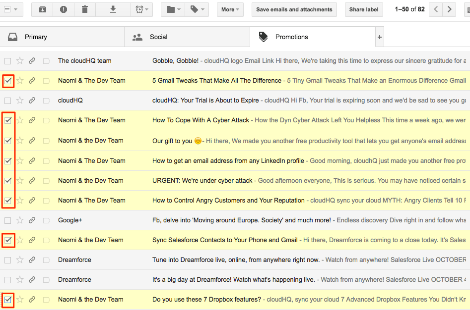 How to attach and append emails using Save Emails as PDF cloudHQ Support