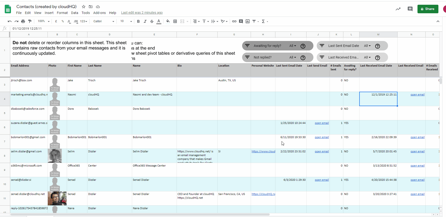 Getting started with Email List Builder cloudHQ Support