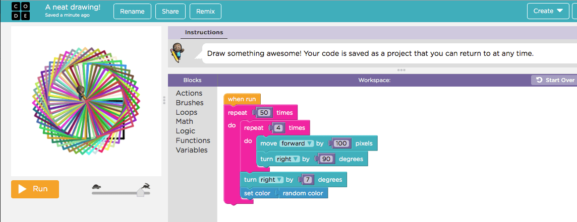 How can I keep track of what my child is working on on Code.org 