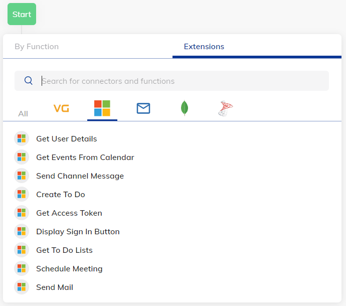 Microsoft Graph Login a user and provide internal assistance Cognigy