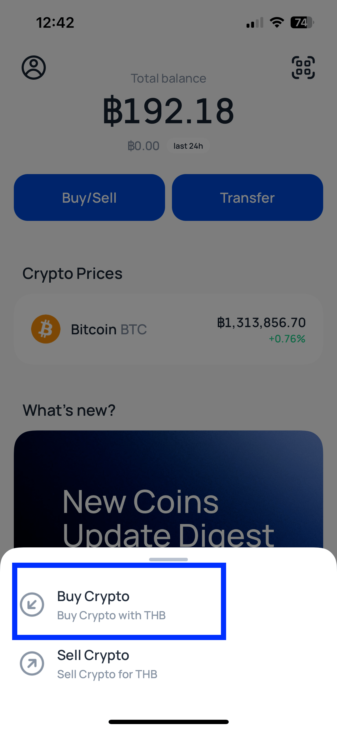 How to Buying/Selling (convert) Bitcoin on an application Support Center