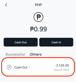 Where can I find the claiming details of my OTC cash out? Coins.ph