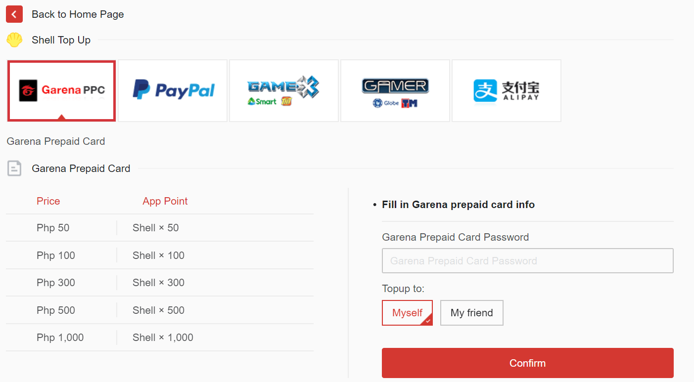 How to redeem Garena Shells? Coins.ph Help Center